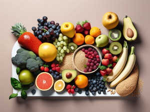 An assortment of colorful fruits