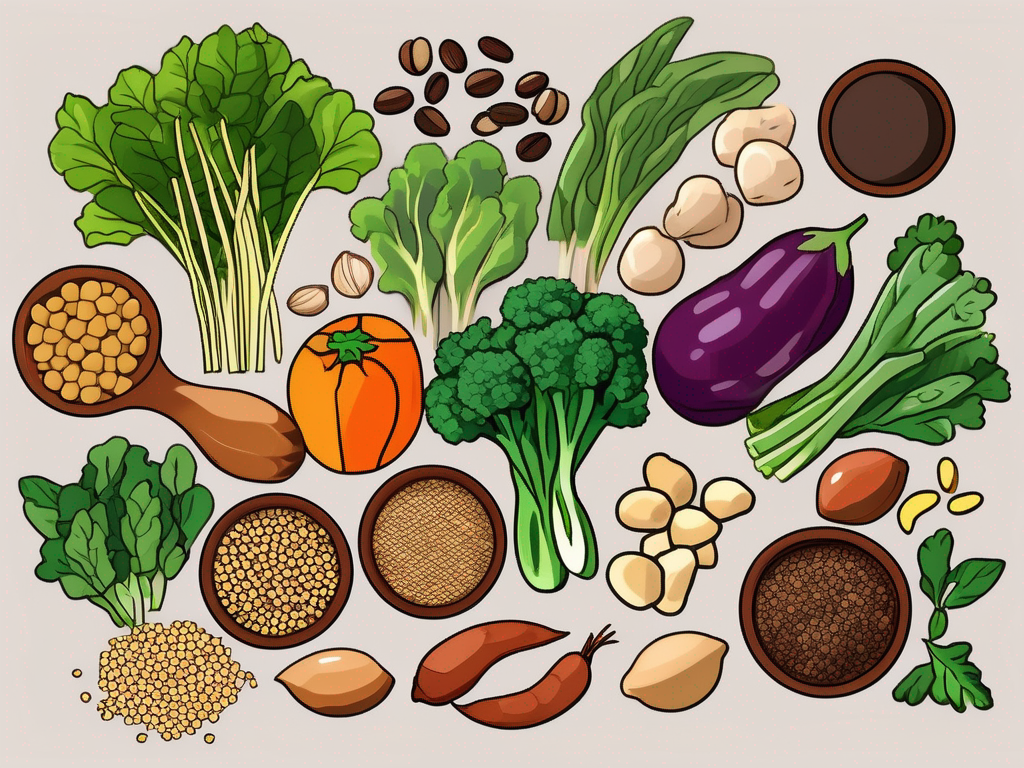 An assortment of vibrant plant-based protein sources