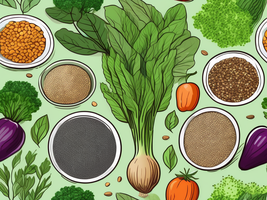 An assortment of plant-based sources rich in omega-3 fatty acids
