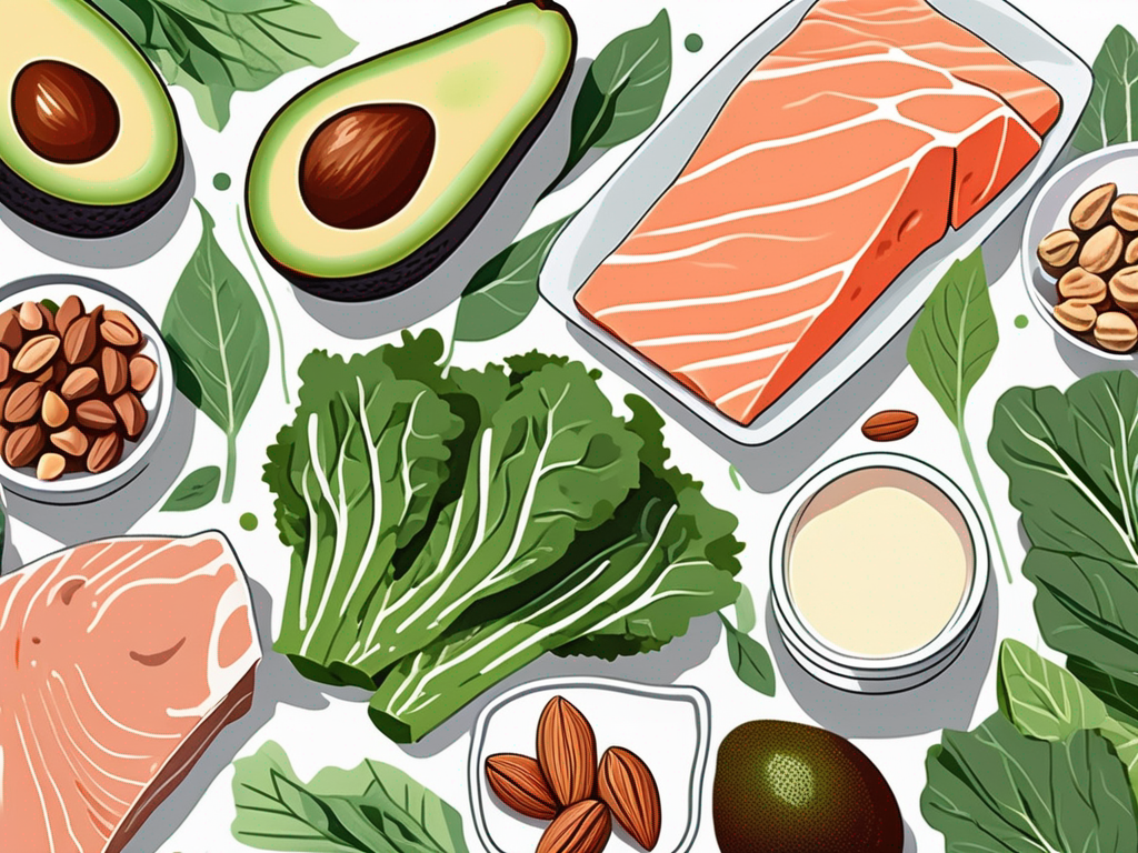 An assortment of calcium-rich foods